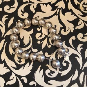 Tiffany Silver Ball Bracelet
